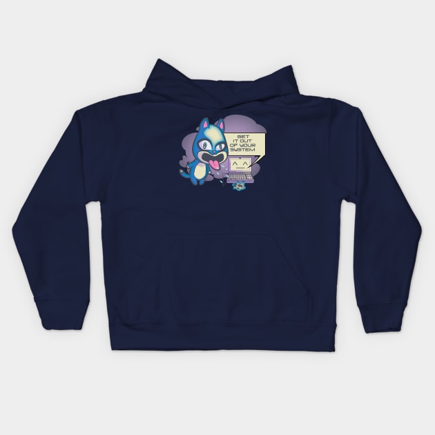 get it out your system Kids Hoodie by sambukino